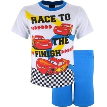 E Plus M dětské pyžamo Cars bílo-modré