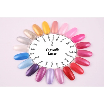 Topnails barevný gel Laser Amber 5 g