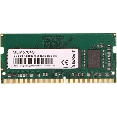 2-Power DDR4 16GB 3200MHz CL22 MEM5704S
