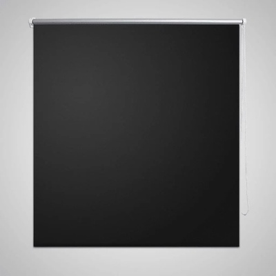 vidaXL Руло щора 120 х 230 см, цвят черен (240167)