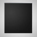 vidaXL Затъмняваща ролетна щора 124, 4x230 см, ширина на плат 120 см, черна (240167)