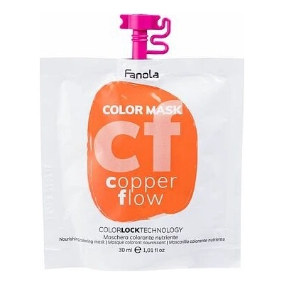 Fanola Color Mask barevné masky Copper Flow měděná 30 ml