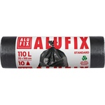 Alufix Торба за боклук 110 л, 10 бр. , 70x110 см, 25 , ALUFIX, черна MS110UNINEW (7042)