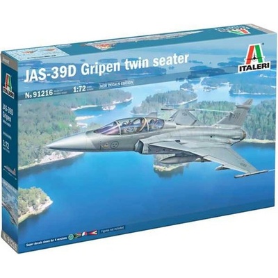 Italeri JAS 39 Twin Seater Model Kit letadlo 91216 1:72