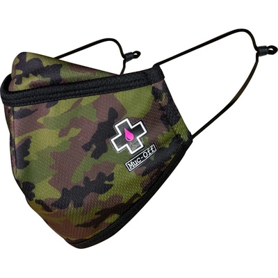 Muc-Off rúško Reuseable Face mask Woodland Camo