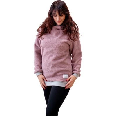 Esito dámská mikina Niki Cyclamen pink extended růžová