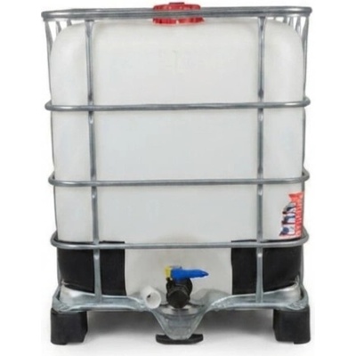 IBC kontejner 600 L repas/vymytý bez UN paleta PE 150/50 mm hrubý závit integrovaný kohout – Zboží Mobilmania