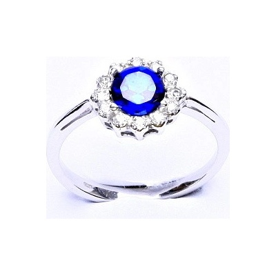 Čištín Stříbrný zirkon spinel čiré zirkony T 1495