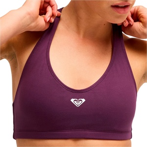 Roxy Дамски спортен сутиен Roxy Women's Heart into it Bra Sports bra - Blackberry Wine (114-3740-0214)