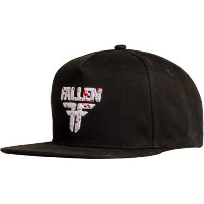 Fallen Insignia Flat Black Off White