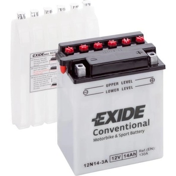 Image 1 of Exide 12V 14Ah right+ 12N14-3A