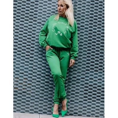 LeMonada cxp0673 green sports pants. R90 čierna zelená