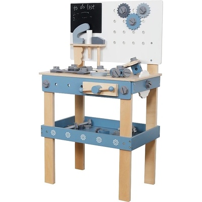 Ginger Home Детска дървена работилница Ginger Home - Синя (W03D242C)