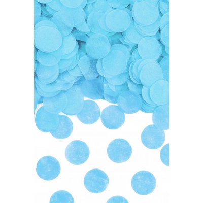 PartyDeco Vystreľovacie konfety Svetlá modrá 60 cm