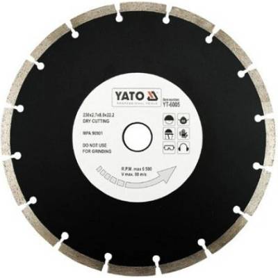 Yato Kotouč diamantový 230 x 22,2 x 2,7 mm