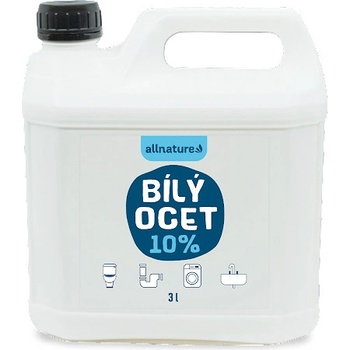 Allnature Bílý ocet 10% 3 l