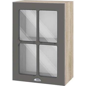 ИРИМ Горен кухненски шкаф Сити АРФ-Цимент мат-06-118 50 см