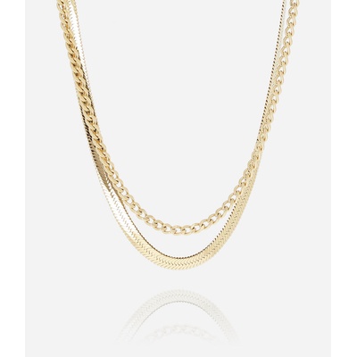 ZAG Bijoux Viacvrstvový oceľový náhrdelník SNX24200-01UNI