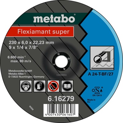Metabo Brúsny kotúč lomený 22.23 mm 616486000 25 ks