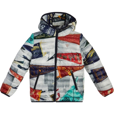 GUESS Преходно яке с флагове Guess Kids