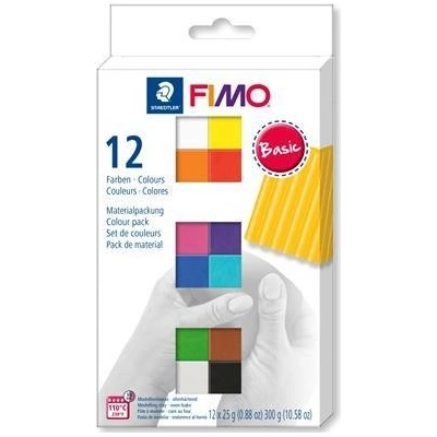 Fimo Soft Modelovacia hmota sada 12x25 g Basic 12 farieb