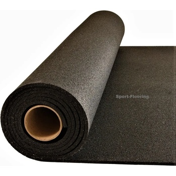 Sport-Flooring Гумена настилка Sport-flooring Strong, 4мм, черна