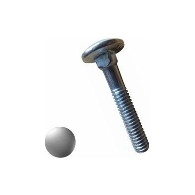 Šroub vratový půlkulatá hlava ZB M6x80 DIN 603 – Zboží Mobilmania