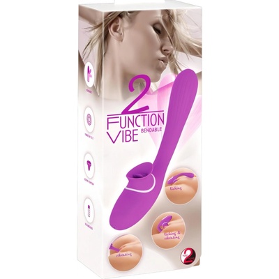 You2Toys 2in1 Vibe nabíjateľný vibrátor fialový