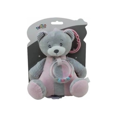 Tulilo Pozytywka Miś różowy 18 cm