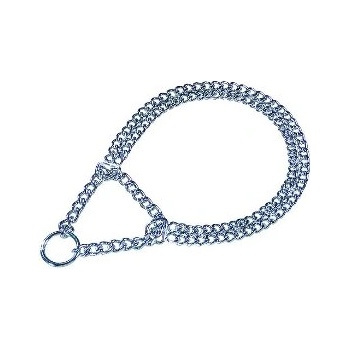 Miazoo Миазоо - Двоен , здрав стоманен удавник , колие за кучета 2.5 мм /45 см