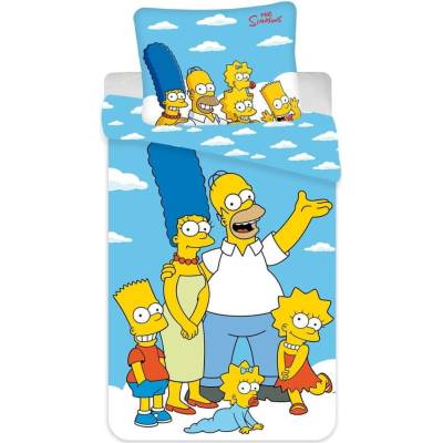 Jerry Fabrics Obliečky SIMPSONS FAMILY CLOUDS 02 70x90 140x200