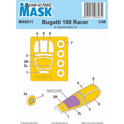 Special Hobby Bugatti 100 MASK M48011 1:48