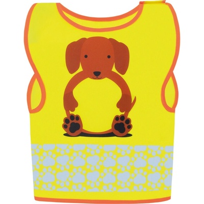 Korntex Vesta Fun reflexní, dětská hi vis yell Žlutá fluorescent/pes