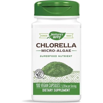 Nature's Way Chlorella, 100 капсули, Nature's Way