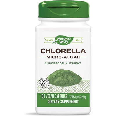 Nature's Way Chlorella, 100 капсули, Nature's Way