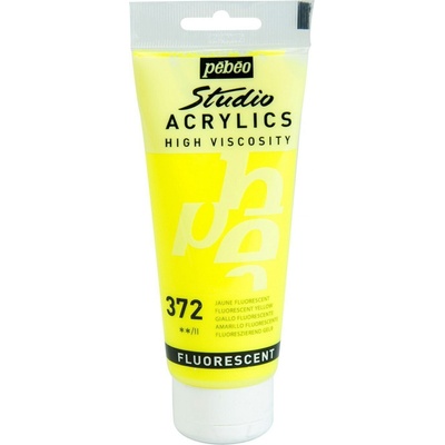 Pébéo 69.2064 АКРИЛНА боя 372 Fluorescent Yellow 100 ml 1 бр (69.2064)