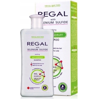 REGAL Šampon proti lupům se sulfidem selenu ZKLIDŇUJÍCÍ 200 ml