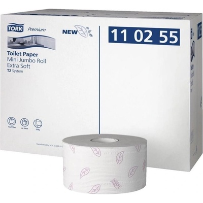 Tork Premium Extra Soft T2 v Mini Jumbo roli 110255 3-vrstvý 12 ks