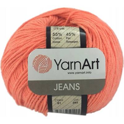 Priadza YarnArt Jeans 61 oranžová