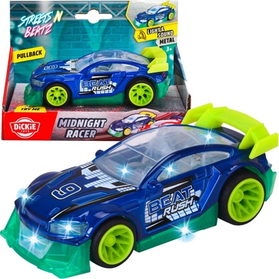 Dickie Go Action Auto Midnight Racer 14 cm modro-červená 2 druhy