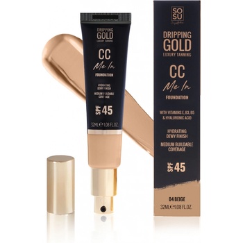 SOSU by Suzanne Jackson Dripping Gold CC Me In lehký make-up SPF45 04 Beige 32 ml