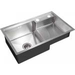 Inter Ceramic Кухненска мивка ICK D7848HD-L, Inter Ceramic, алпака, 78х48x22см (D7848HD-L) Мивка за вграждане