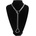 SuperLove Heart Slip Chain Necklace Silver