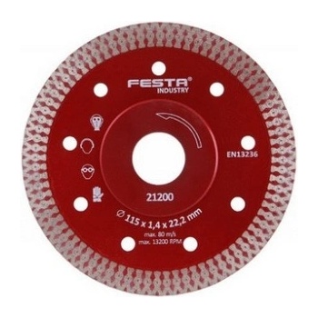 Festa Kotouč diamantový 115 x 1,4 x 22,2 mm 21200