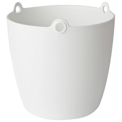 elho brussels hanging basket 18 cm bílý