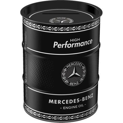 Postershop Plechová kasička barel: Mercedes-Benz Engine Oil