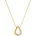 SAVICKI Колие с капка, злато 585, бели диаманти, 0.04К, 42 см