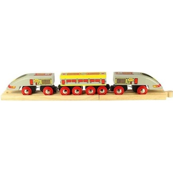 Bigjigs Rychlík Eurostar + 3 koľaje