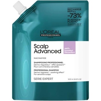 L'Oréal Scalp Advanced Anti-Discomfort Professional Shampoo 500 ml шампоан за успокояване на чувствителен скалп пълнител за жени