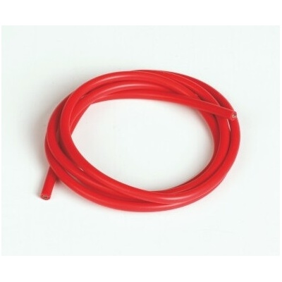 Graupner Silikónový kábel 2,6qmm 13AWG 1meter červený